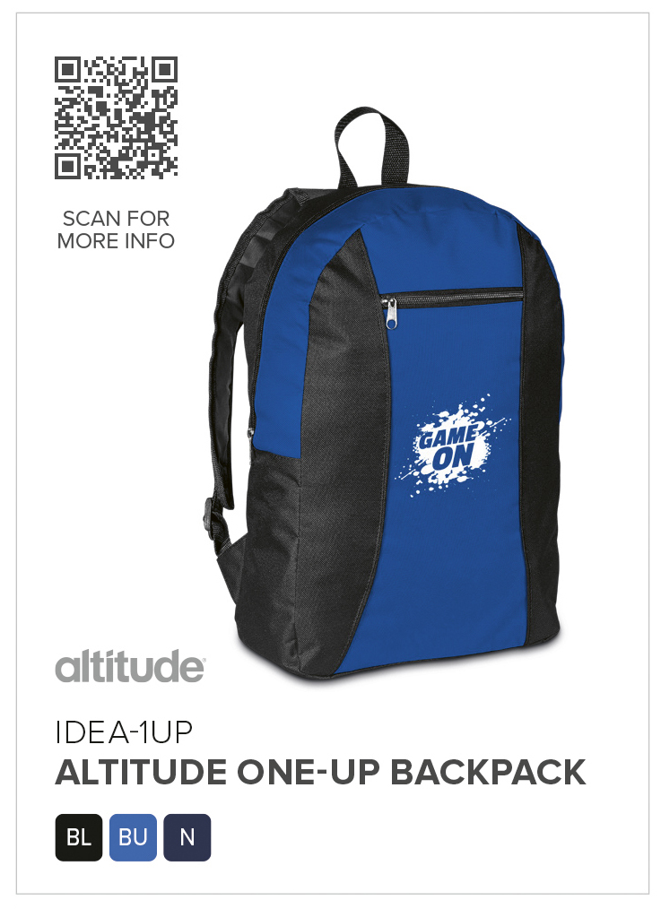 IDEA-1UP - Altitude One-Up Backpack - Catalogue Image